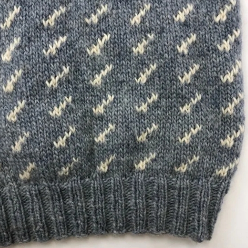 Multicolor Patterned Men's Sweater - Picture 4 of 5